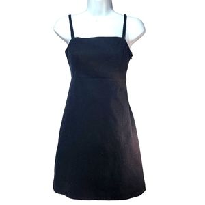 Hollister XS  Short Black Dress with Adjustable Straps and Side Zipper